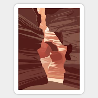 Antelope Canyon Passage Design Sticker